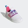 imageadidas Infant Boys Lite Racer Adapt 40 Slip On Sneakers Shoes Casual  BlackWhiteSky RushSolar Pink