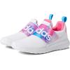 imageadidas Infant Boys Lite Racer Adapt 40 Slip On Sneakers Shoes Casual  BlackWhiteSky RushSolar Pink