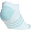 imageadidas Kids No Show Socks 6Pack  Superlite Breathable Youth Ankle SocksHalo Mint GreenLight PinkOrange TintGirls