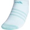 imageadidas Kids No Show Socks 6Pack  Superlite Breathable Youth Ankle SocksHalo Mint GreenLight PinkOrange TintGirls
