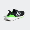 imageadidas Mens Ultraboost 22 Heatrdy Running ShoesBlackWhiteSolar Green