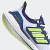 imageadidas Mens Ultraboost 22 Heatrdy Running ShoesCloud WhiteSolar YellowBlue