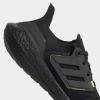 imageadidas Mens Ultraboost 22 Heatrdy Running ShoesCore BlackCore BlackSolar Yellow