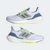 imageadidas Mens Ultraboost 22 Heatrdy Running ShoesWhiteMetal GreyLinen Green