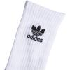 imageadidas Originals Unisex child Athletic Cushioned Crew Socks OG 6 pairs durable breathableWhiteBlackOg