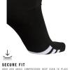 imageadidas Rivalry Soccer Socks 2Pack OverTheCalf Athletic Fit for Men ampamp WomenBlackWhite