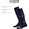 imageadidas Rivalry Soccer Socks 2Pack OverTheCalf Athletic Fit for Men ampamp WomenNavy BlueWhite