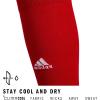 imageadidas Rivalry Soccer Socks 2Pack OverTheCalf Athletic Fit for Men ampamp WomenPower RedWhite