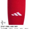 imageadidas Rivalry Soccer Socks 2Pack OverTheCalf Athletic Fit for Men ampamp WomenPower RedWhite20