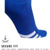 imageadidas Rivalry Soccer Socks 2Pack OverTheCalf Athletic Fit for Men ampamp WomenRoyal BlueWhite