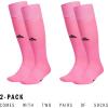 imageadidas Rivalry Soccer Socks 2Pack OverTheCalf Athletic Fit for Men ampamp WomenUltra PopBlack20