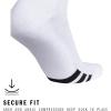 imageadidas Rivalry Soccer Socks 2Pack OverTheCalf Athletic Fit for Men ampamp WomenWhiteBlack