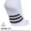 imageadidas Rivalry Soccer Socks 2Pack OverTheCalf Athletic Fit for Men ampamp WomenWhiteBlack20