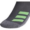 imageadidas Unisex Kids Quarter Ankle Socks for Boys and Girls Youth 6Pack Athletic Cushioned and Comfortable DiscontinuedOnix GreySignal GreenTeam Royal BlueStripe