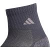 imageadidas Unisex Kids Quarter Ankle Socks for Boys and Girls Youth 6Pack Athletic Cushioned and Comfortable DiscontinuedOnix GreySignal GreenTeam Royal BlueStripe