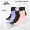 imageadidas Unisex Kids Quarter Ankle Socks for Boys and Girls Youth 6Pack Athletic Cushioned and ComfortableBlackPreloved PurpleIce LavenderGirls