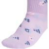 imageadidas Unisex Kids Quarter Ankle Socks for Boys and Girls Youth 6Pack Athletic Cushioned and ComfortablePowder Plum PurpleGlow BlueClear PinkGirls