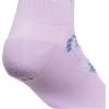 imageadidas Unisex Kids Quarter Ankle Socks for Boys and Girls Youth 6Pack Athletic Cushioned and ComfortablePowder Plum PurpleGlow BlueClear PinkGirls
