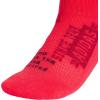 imageadidas Unisex Kids Quarter Ankle Socks for Boys and Girls Youth 6Pack Athletic Cushioned and ComfortablePure Ruby RedBlackWhiteGraphic