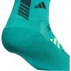 imageadidas Unisex Kids Quarter Ankle Socks for Boys and Girls Youth 6Pack Athletic Cushioned and ComfortablePure Teal GreenCool Light HeatherBlackGraphic