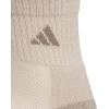 imageadidas Unisex Kids Quarter Ankle Socks for Boys and Girls Youth 6Pack Athletic Cushioned and ComfortableWonder BeigeCool Light HeatherEarth Strata Brown