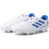 imageadidas UnisexChild Copa Sense3 Firm Ground Soccer ShoeWhiteBlueLegacy Indigo