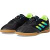 imageadidas UnisexChild Copa Sense3 Indoor Sala Soccer ShoeBlackBright CyanTeam Solar Yellow