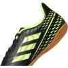 imageadidas UnisexChild Copa Sense4 Indoor Soccer ShoeBlackTeam Solar YellowBright Cyan