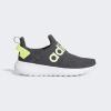 imageadidas UnisexChild Lite Racer Adapt Running ShoeGrey SixYellowCore Black