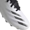 imageadidas UnisexChild X Ghosted3 Soccer ShoeWhiteBlackSilver