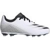 imageadidas UnisexChild X Ghosted3 Soccer ShoeWhiteBlackSilver