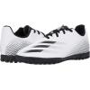 imageadidas UnisexChild X Ghosted3 Soccer ShoeWhiteBlackSilver