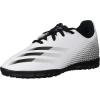imageadidas UnisexChild X Ghosted3 Soccer ShoeWhiteBlackSilver