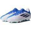 imageadidas UnisexChild X Speedflow3 Firm Ground Soccer ShoeWhiteLegacy IndigoBlue