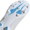 imageadidas UnisexChild X Speedflow3 Firm Ground Soccer ShoeWhiteLegacy IndigoBlue Laceless