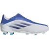 imageadidas UnisexChild X Speedflow3 Firm Ground Soccer ShoeWhiteLegacy IndigoBlue Laceless