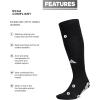 imageadidas Utility All Sport Socks for Men Women Youth Boys and Girls 1PackBlackWhite2