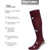 imageadidas Utility All Sport Socks for Men Women Youth Boys and Girls 1PackTeam MaroonWhite2