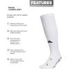 imageadidas Utility All Sport Socks for Men Women Youth Boys and Girls 1PackWhiteBlack2