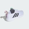 imageadidas Womens Cloudfoam Pure 20 Lace Up Sneakers Shoes Casual  WhiteWhiteBlackPulse Mint