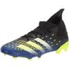 imageadidas Boys Firm Ground Predator Freak 3 Soccer ShoesBlackWhiteSolar Yellow