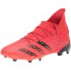 imageadidas Boys Firm Ground Predator Freak 3 Soccer ShoesRedBlackSolar Red