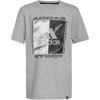 imageadidas Boys Short Sleeve Blocked Graphic Logo TShirtMedium Grey Heather
