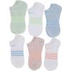 Glow Green - White Space Dye/ Silver Lurex/ White/ Glow/Girls