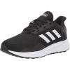 imageadidas Unisex Child Duramo 9 WIDEBlackWhiteBlack
