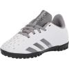 imageadidas UnisexChild Turf Predator Freak 4 Soccer ShoeWhiteIron MetallicSolar Red