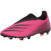 imageadidas UnisexChild X Ghosted3 Soccer ShoeShock PinkBlackScreaming Orange