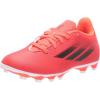 imageadidas UnisexChild X Soccer ShoeRedBlackSolar Red
