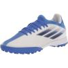 imageadidas UnisexChild X Speedflow3 Turf Soccer ShoeWhiteLegacy IndigoBlue