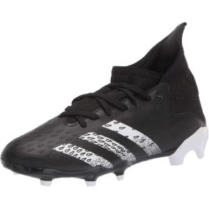 imageadidas Boys Firm Ground Predator Freak 3 Soccer ShoesBlackWhiteBlack